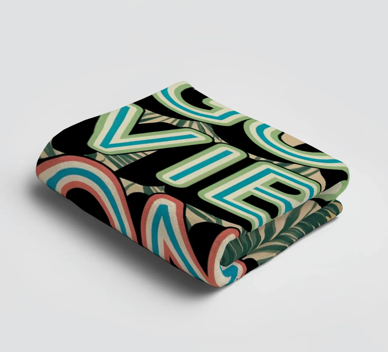 Alleen goede vibraties badhanddoek van logic