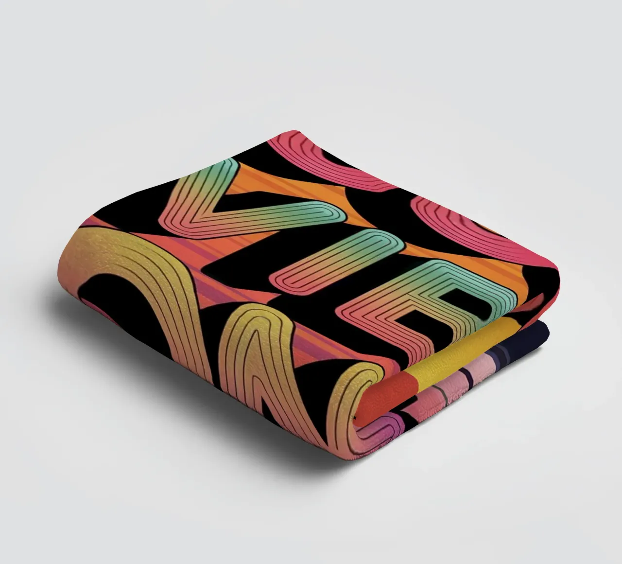 Good Vibes Only towel by logic