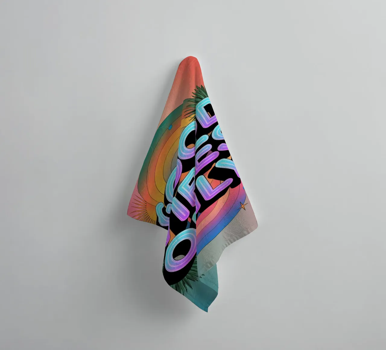 Good Vibes Only towel by logic