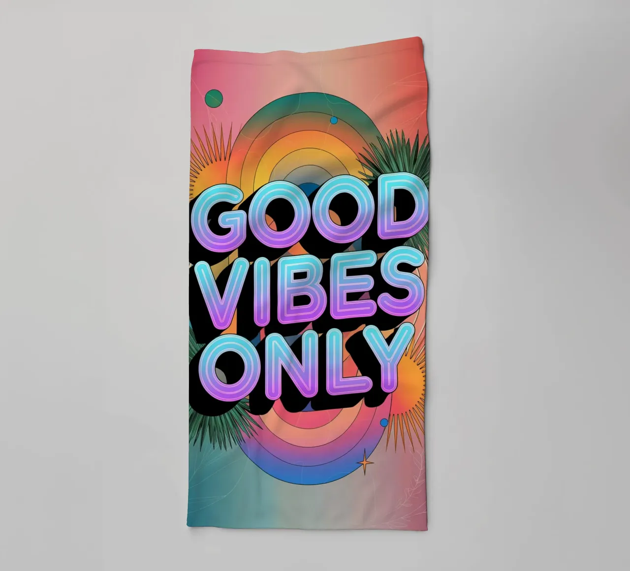 Good Vibes Only towel by logic