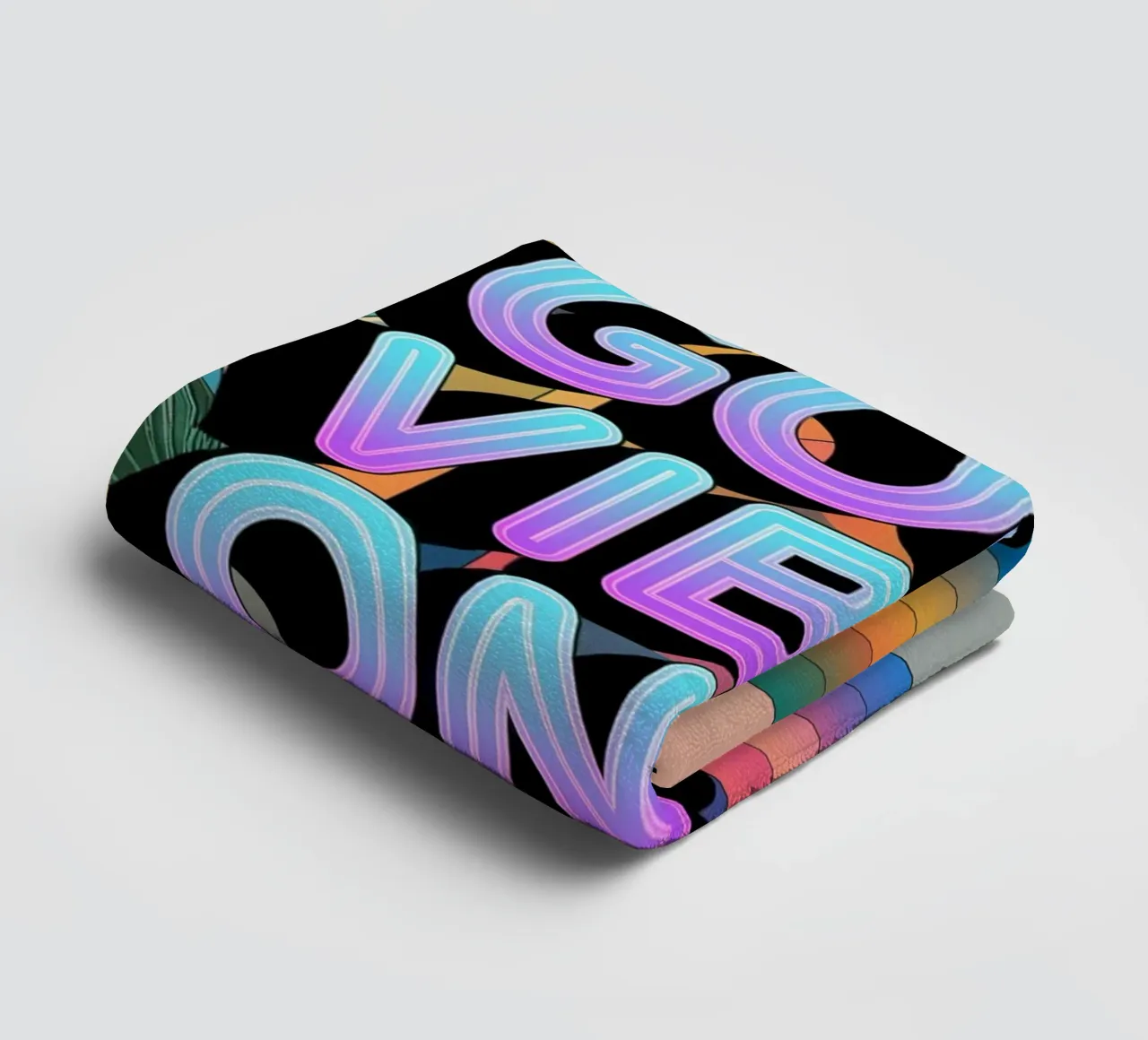 Good Vibes Only towel by logic