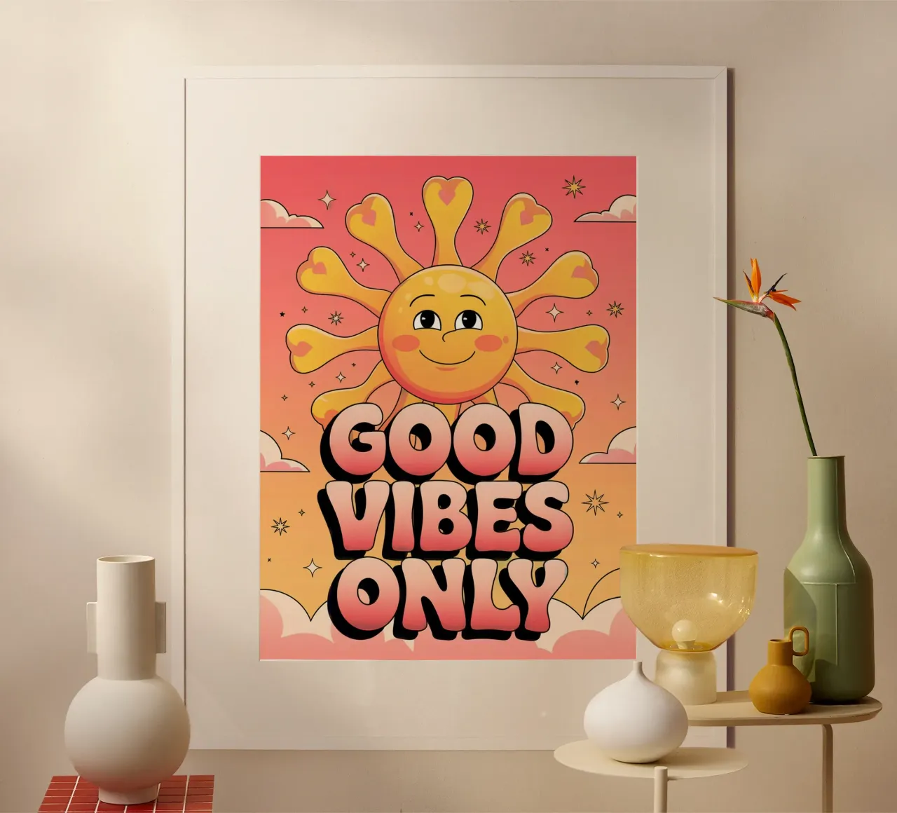 Good Vibes Only hahnemühle by logic