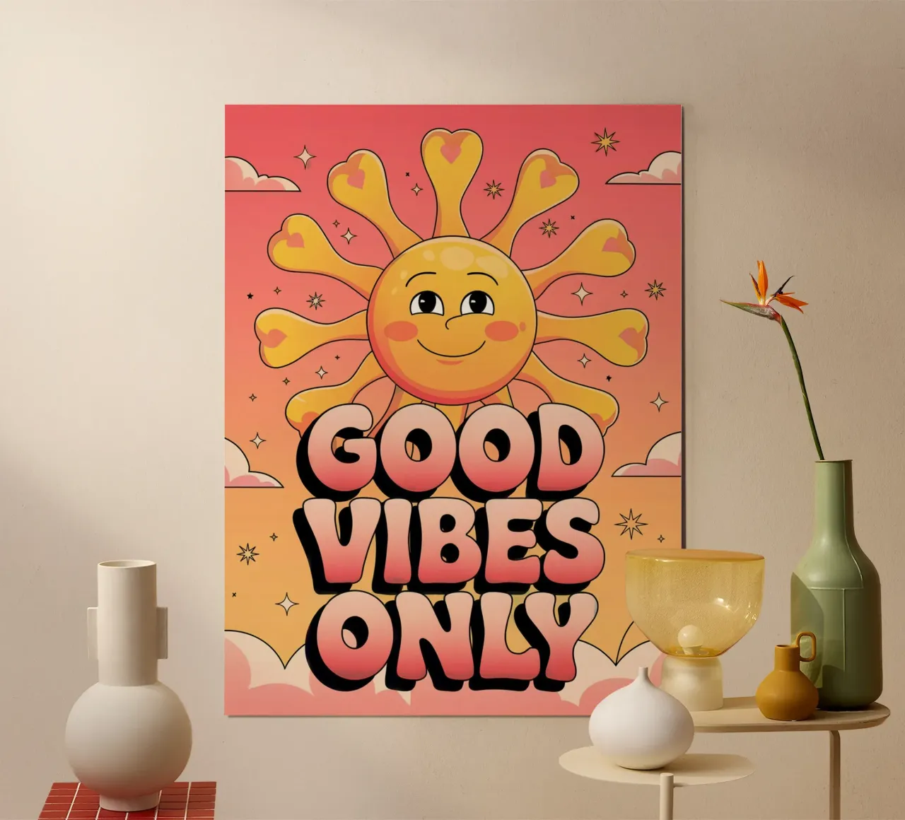 Good Vibes Only hahnemühle by logic