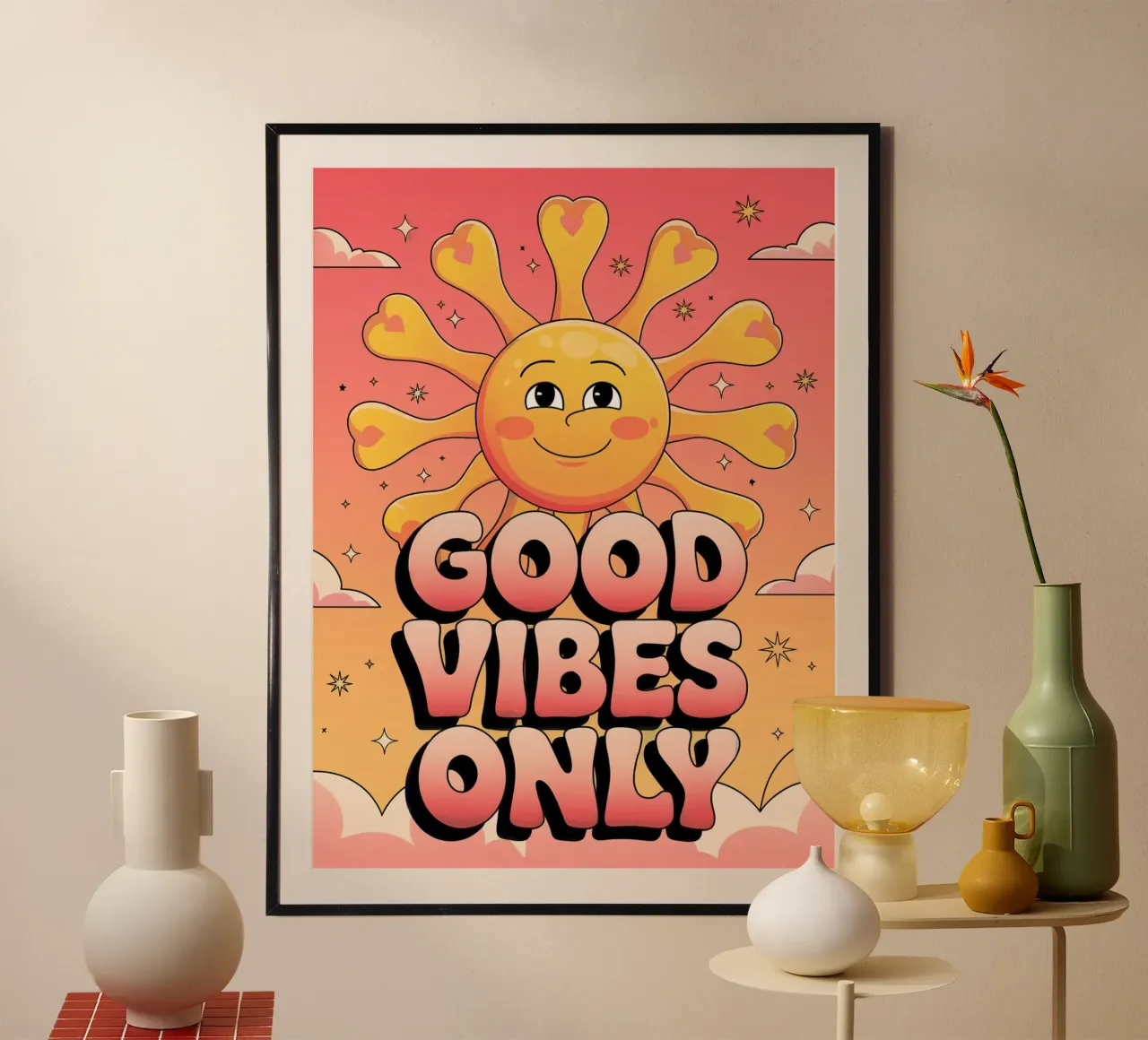 Good Vibes Only hahnemühle by logic