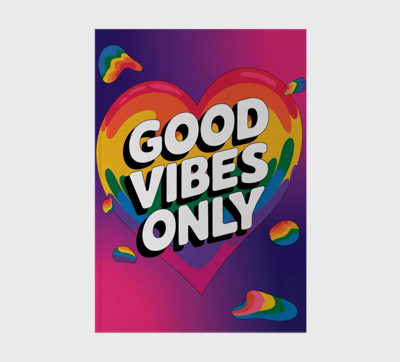 Uniquement des bonnes vibrations carnet de notes de logic