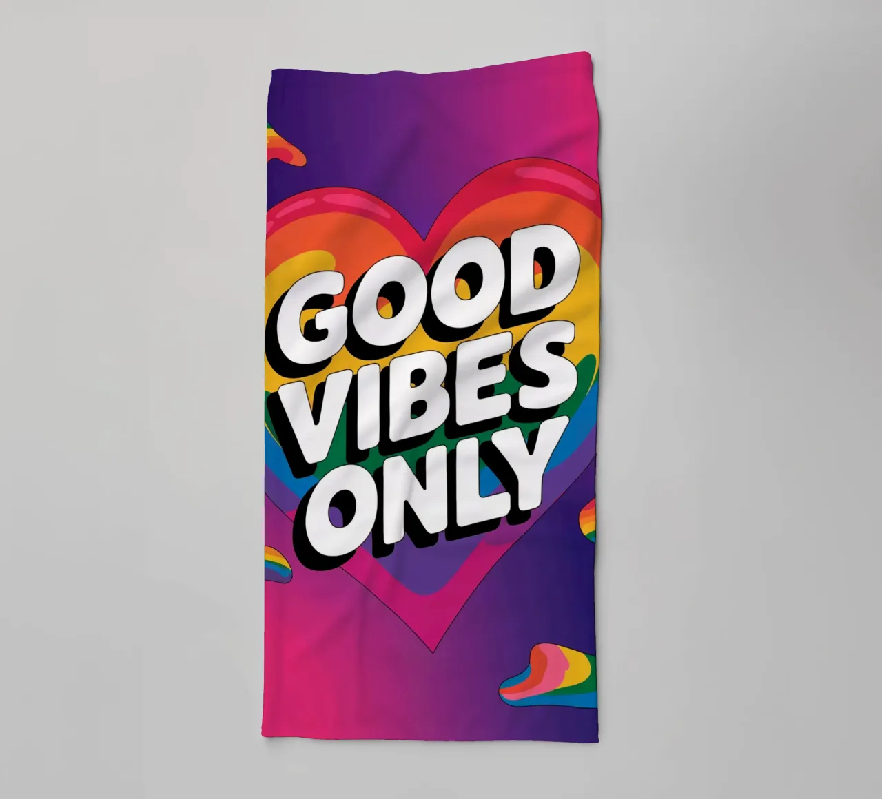 Good Vibes Only towel by logic
