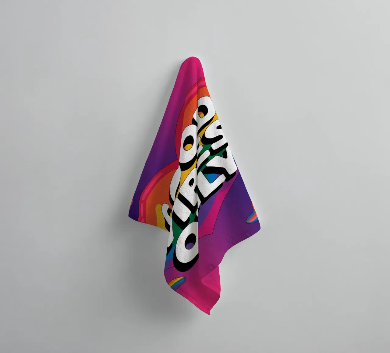 Good Vibes Only towel by logic