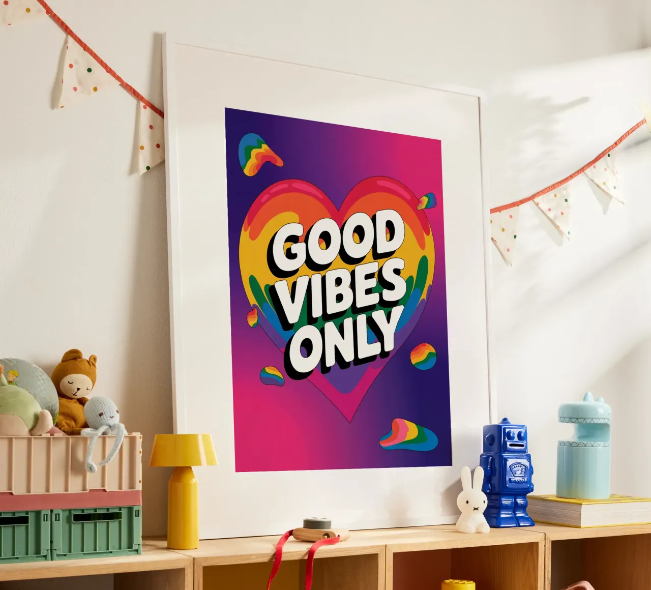 Good Vibes Only hahnemühle by logic