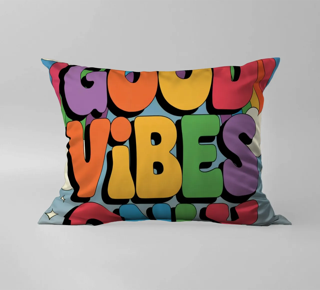 Sunset With Palm Trees decorative cushion by logic