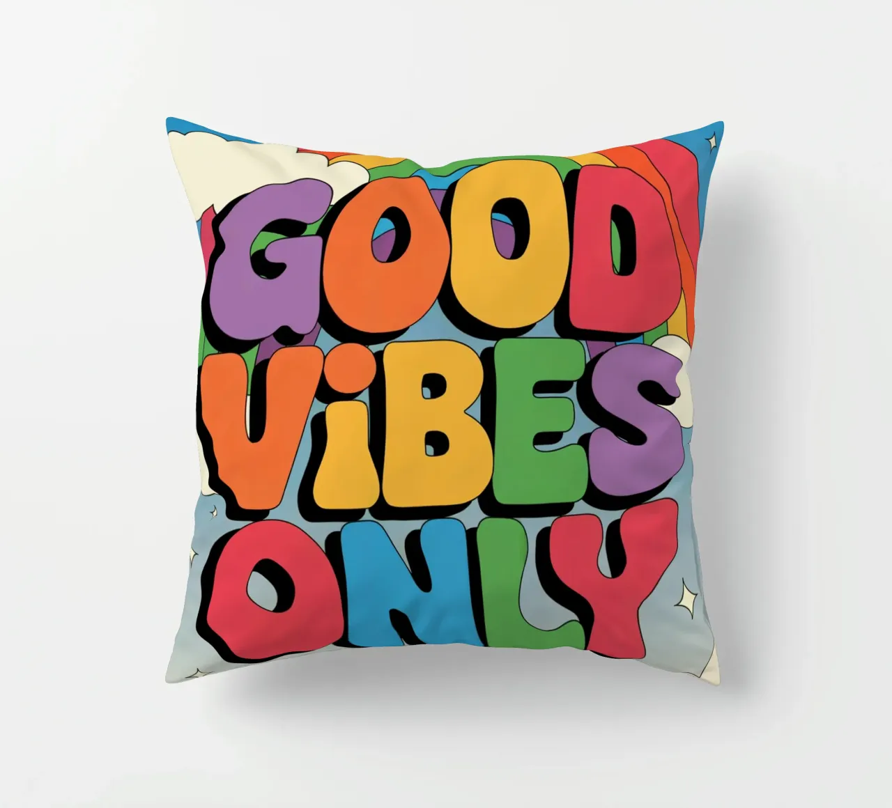 Sunset With Palm Trees decorative cushion by logic