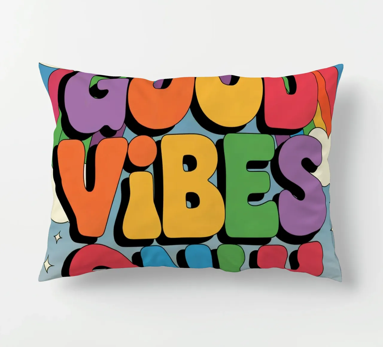 Sunset With Palm Trees decorative cushion by logic