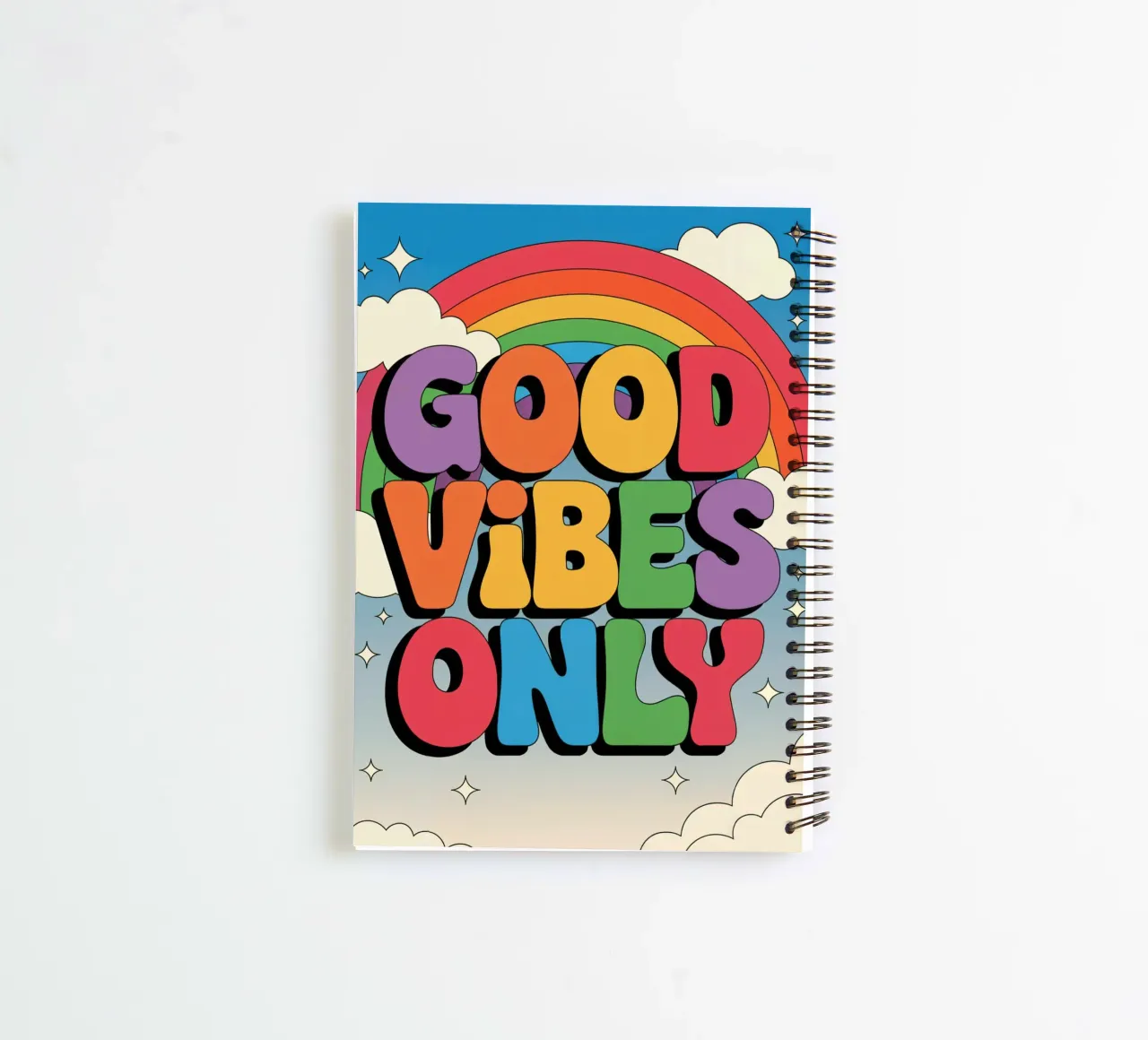 Sunset With Palm Trees spiral notebook by logic