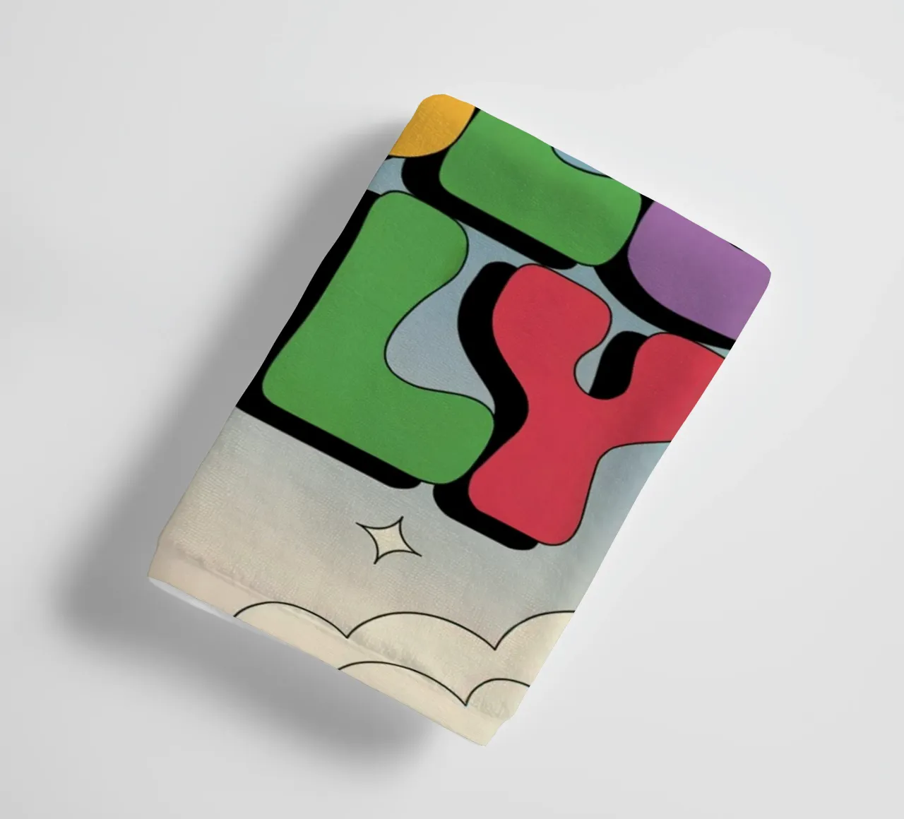 Sunset With Palm Trees towel by logic