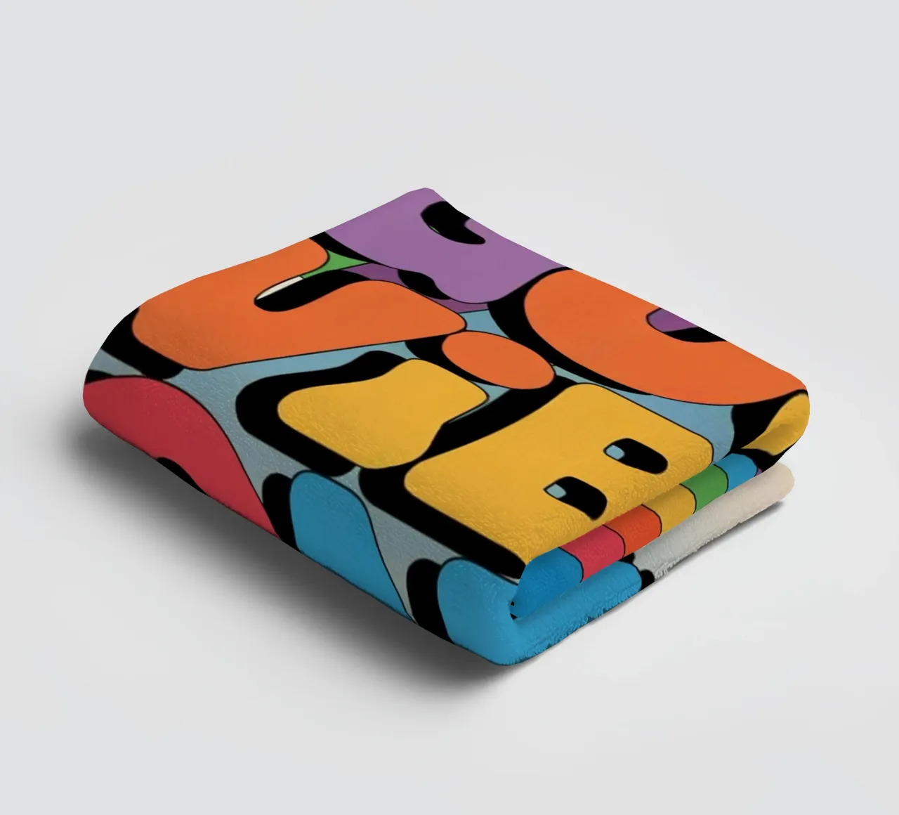 Sunset With Palm Trees towel by logic