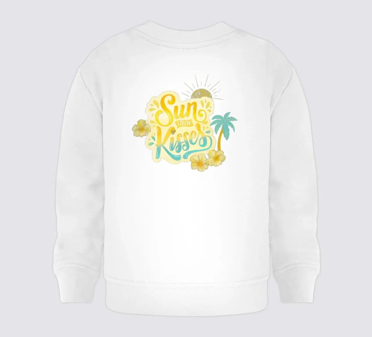 Sunshine Kisses. Summer, Palm Trees and Good Vibes. felpa neonato da CalliLetters