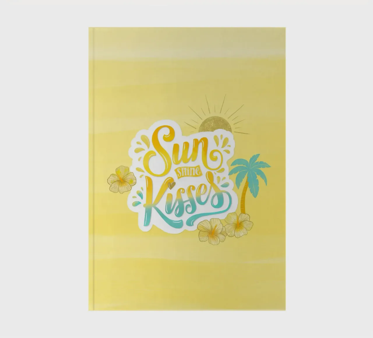 Sunshine Kisses. Summer, Palm Trees and Good Vibes. diario da CalliLetters