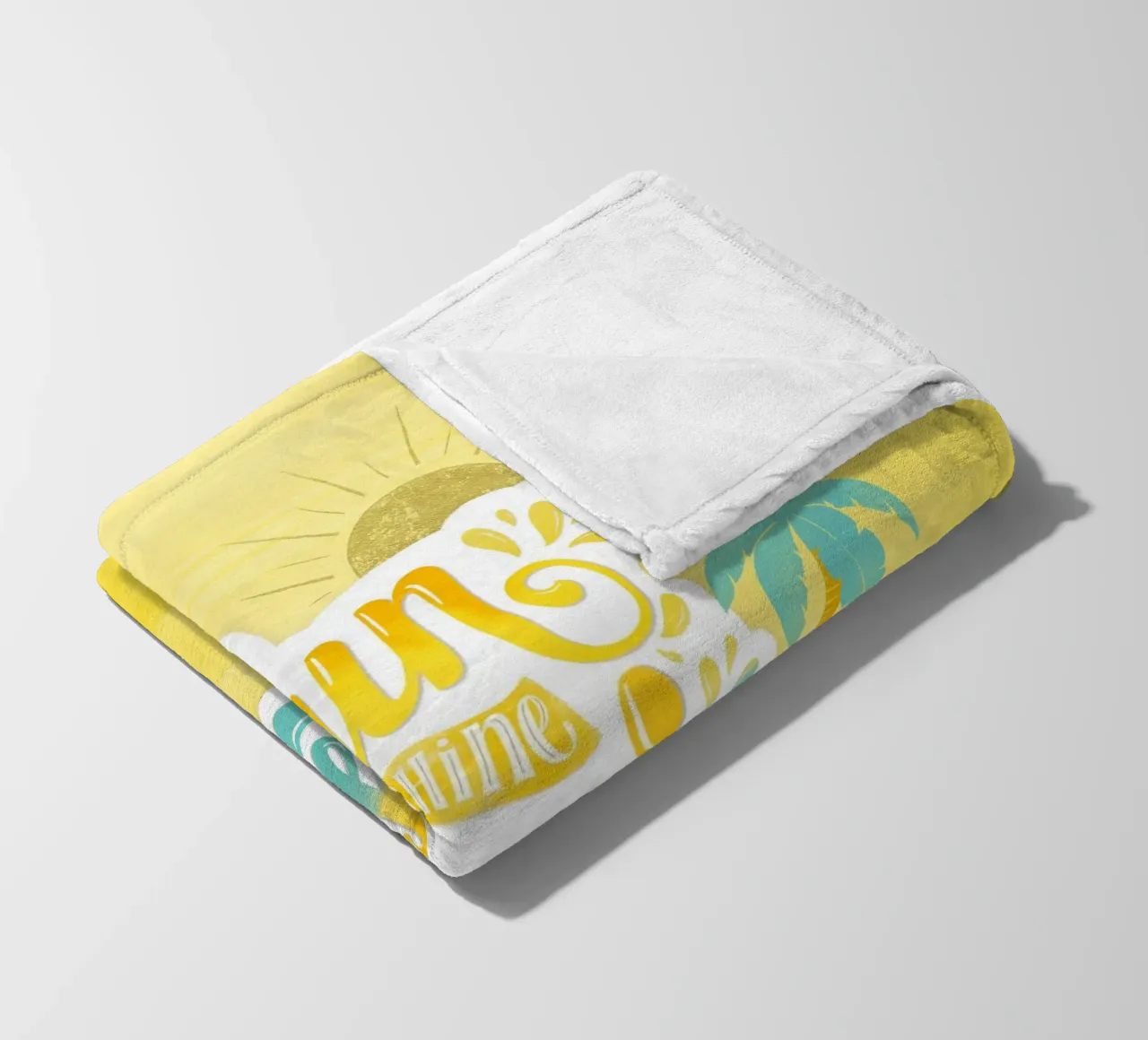 Sunshine Kisses. Summer, Palm Trees and Good Vibes. coperta in pile da CalliLetters