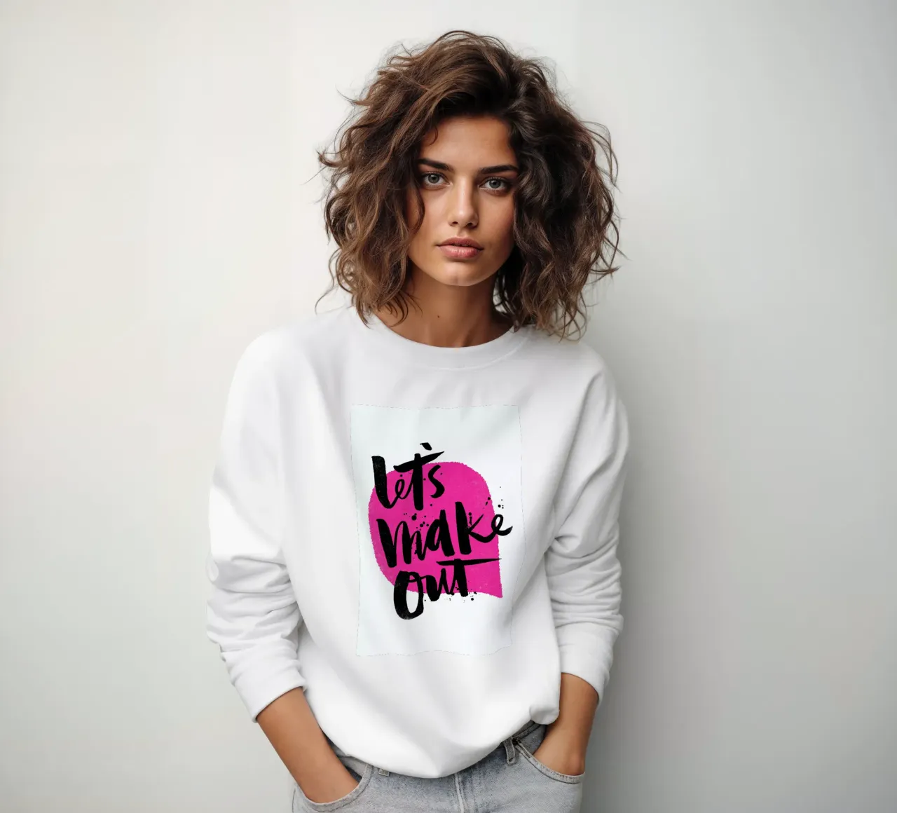 Let's Make Out Sweatshirt von Matthew Taylor Wilson