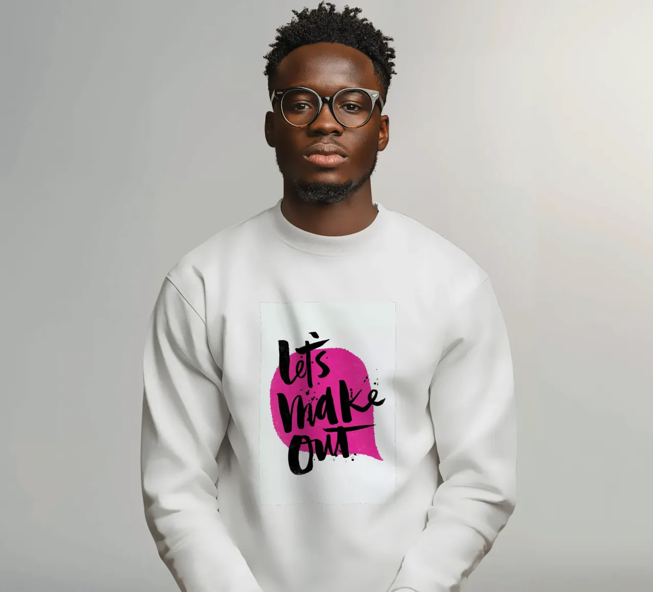 Let's Make Out Sweatshirt von Matthew Taylor Wilson