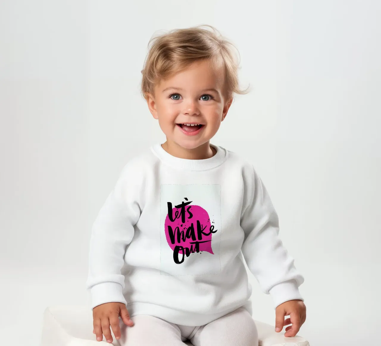 Let's Make Out baby sweatshirt van Matthew Taylor Wilson