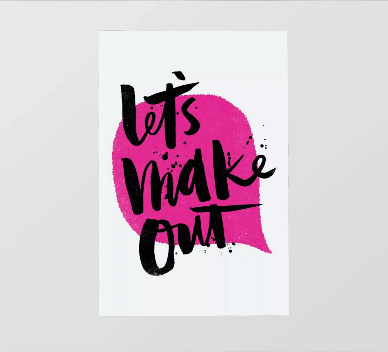 Let's Make Out telo in pvc da Matthew Taylor Wilson