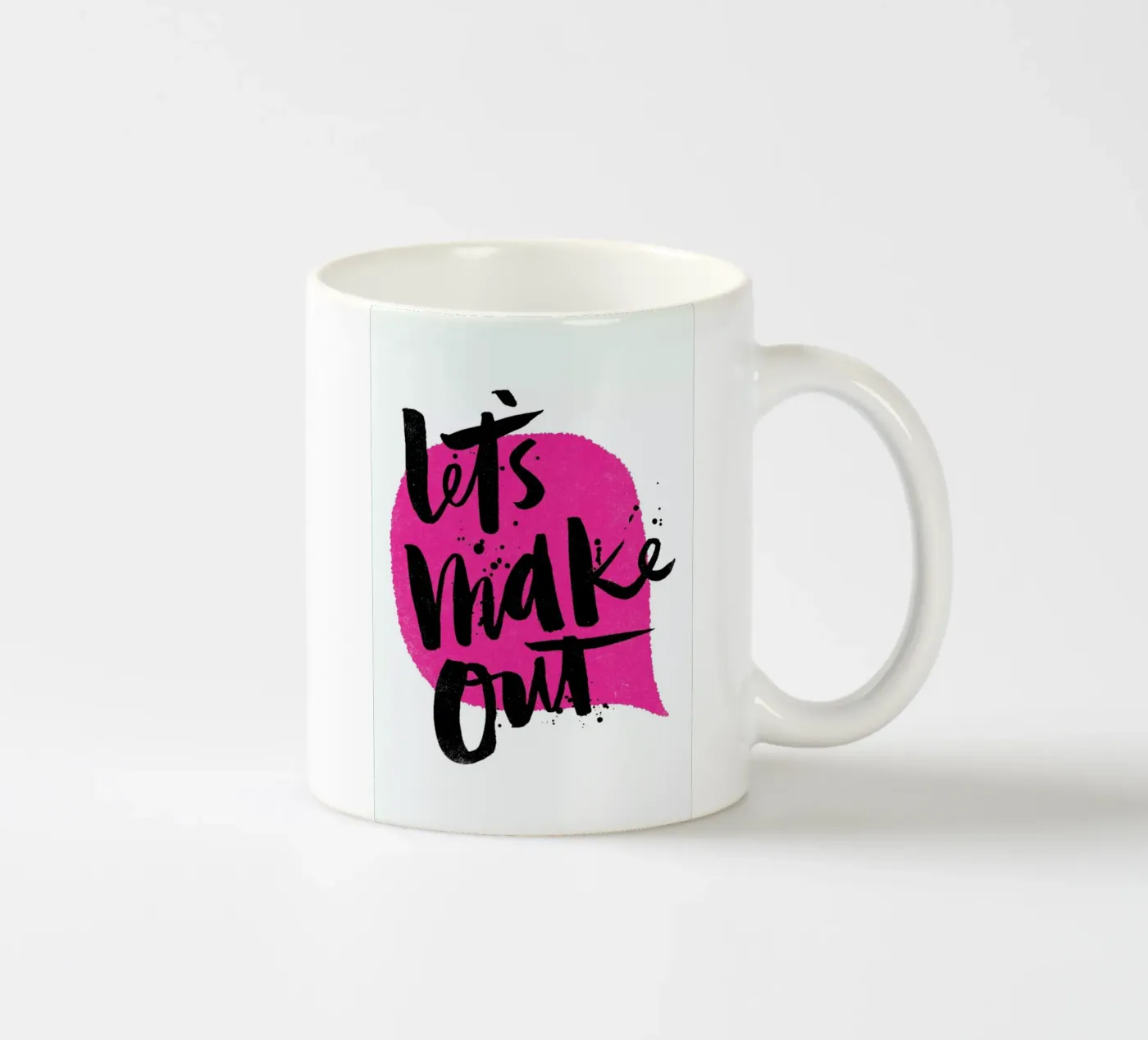 Let's Make Out ceramic mug by Matthew Taylor Wilson