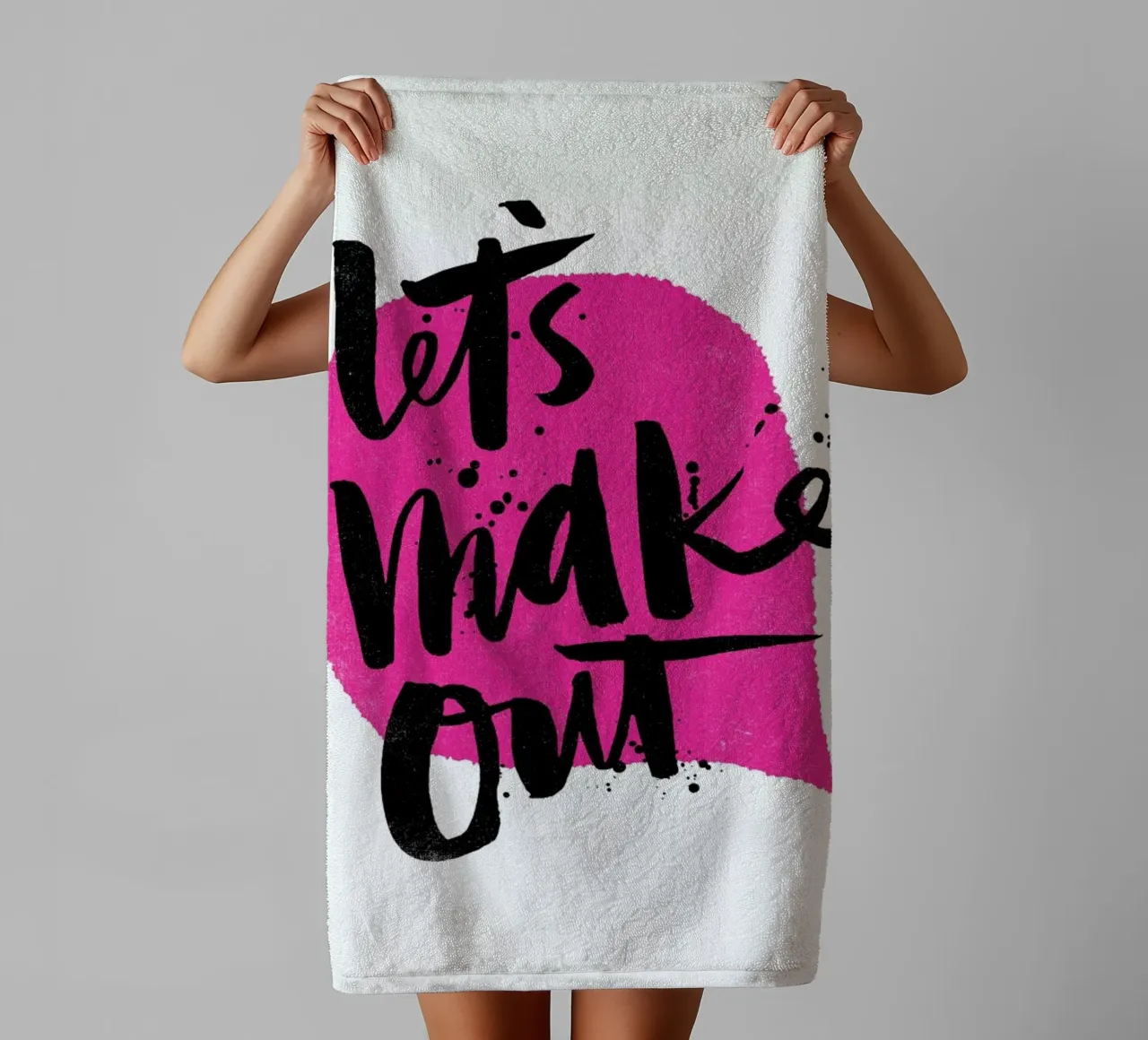 Let's Make Out asciugamano da bagno da Matthew Taylor Wilson
