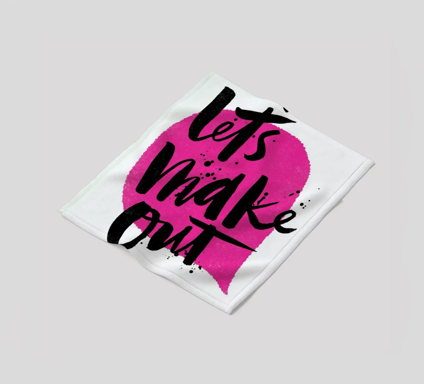 Let's Make Out Fleecedecke von Matthew Taylor Wilson