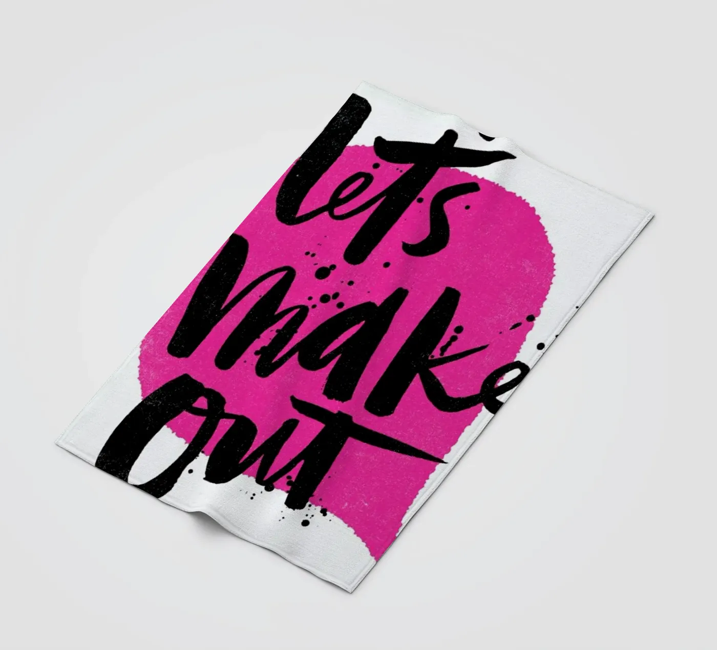 Let's Make Out Fleecedecke von Matthew Taylor Wilson