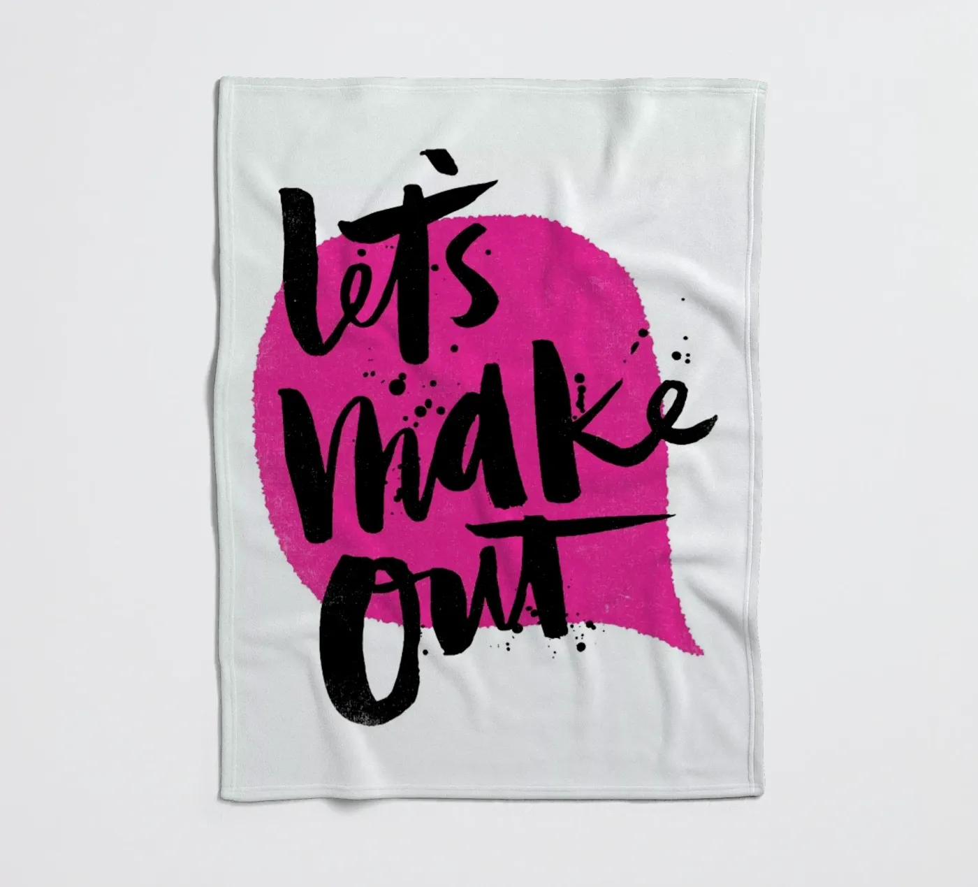 Let's Make Out Fleecedecke von Matthew Taylor Wilson