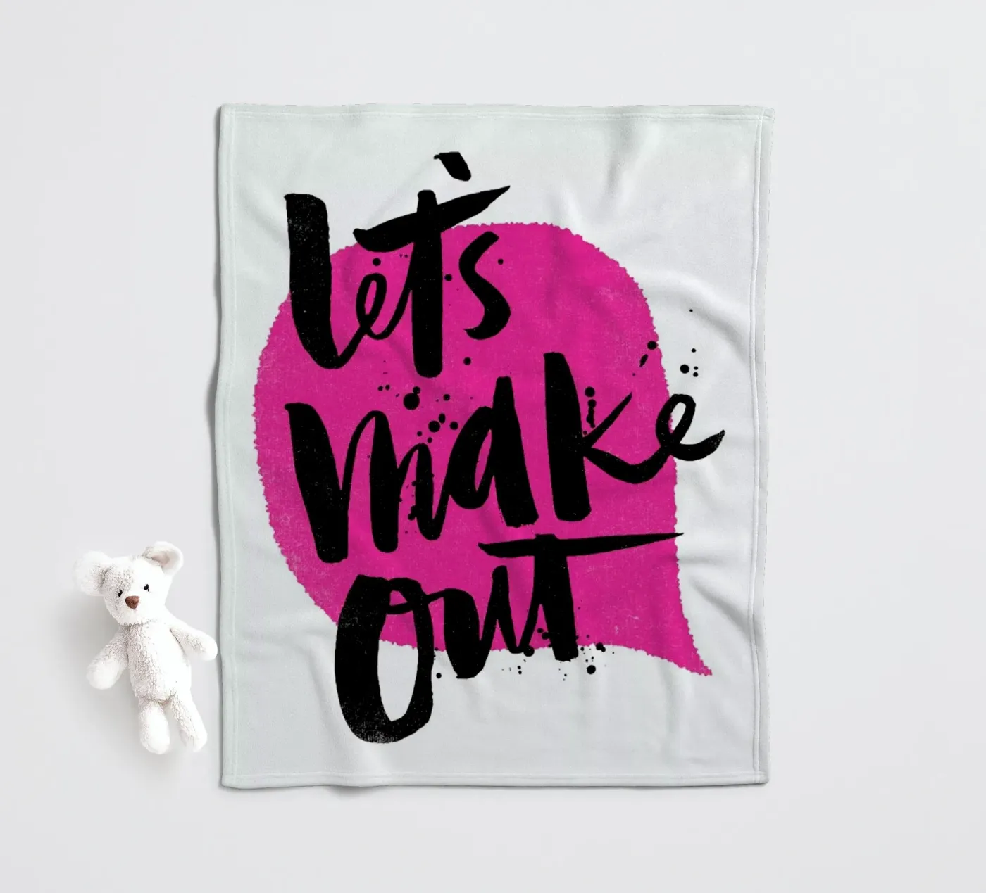 Let's Make Out Fleecedecke von Matthew Taylor Wilson