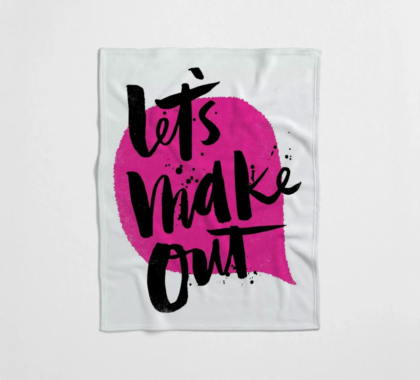 Let's Make Out Fleecedecke von Matthew Taylor Wilson