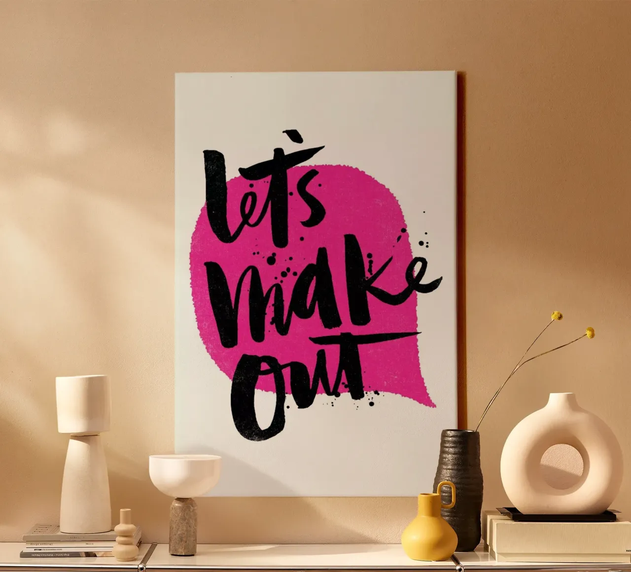 Let's Make Out tela con Cornice a cassetta da Matthew Taylor Wilson