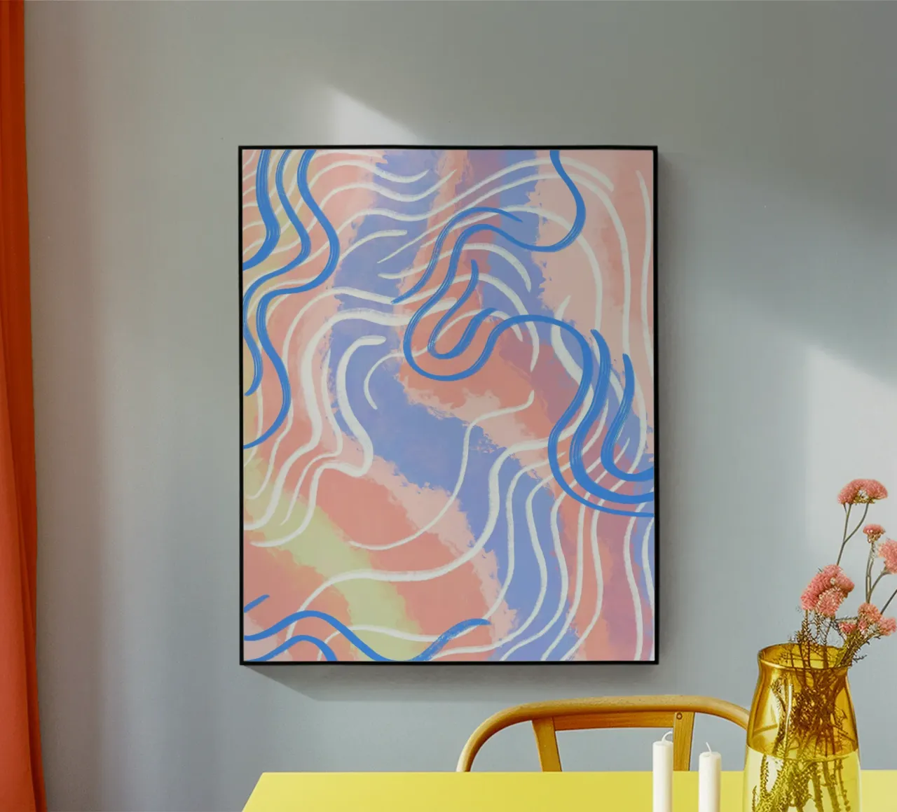abstract colorful movement vibrations plexiglass da janine.aigner.work