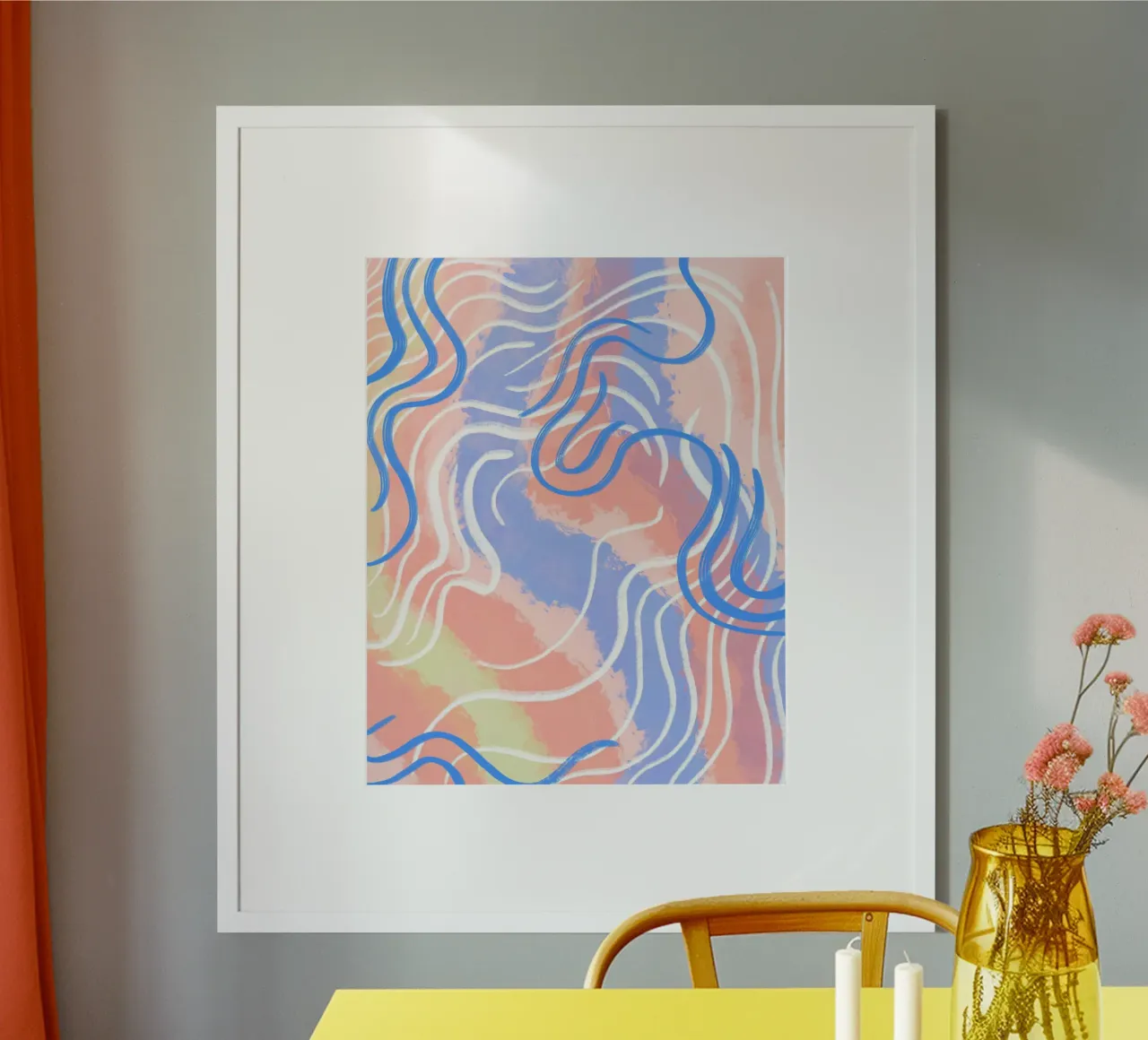 abstract colorful movement vibrations carta hahnemühle da janine.aigner.work