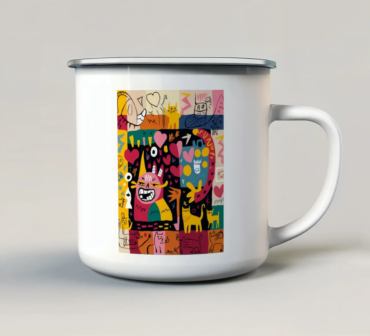 Expresiones sinceras taza de esmalte de Monarco Virtuoso