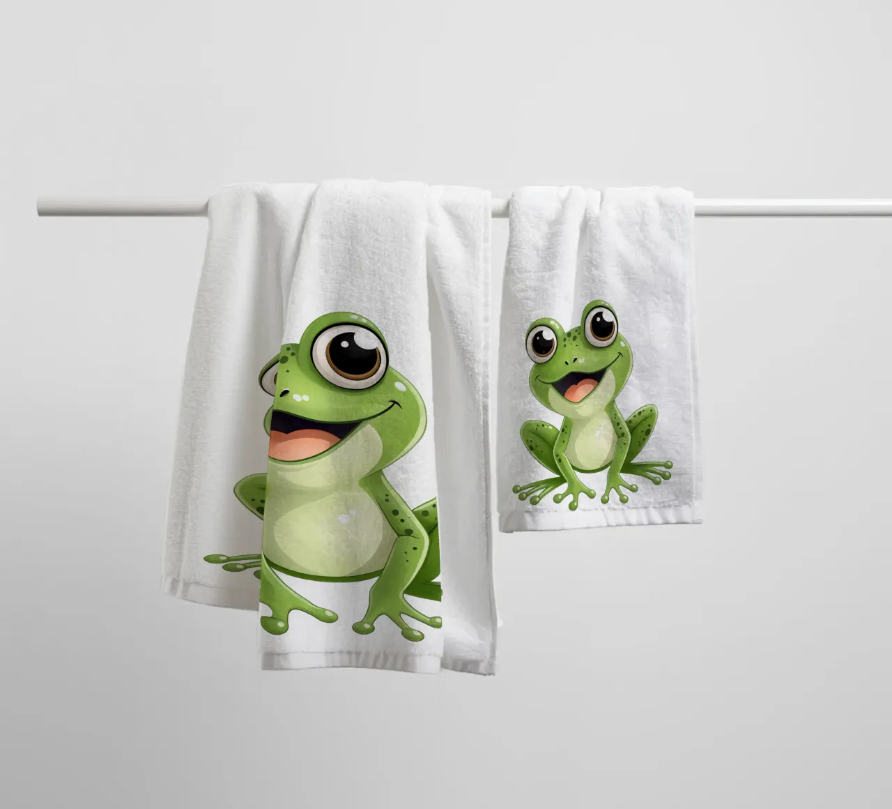 Frogy - Monster Comics - Serial 05 asciugamano da bagno da Monsters