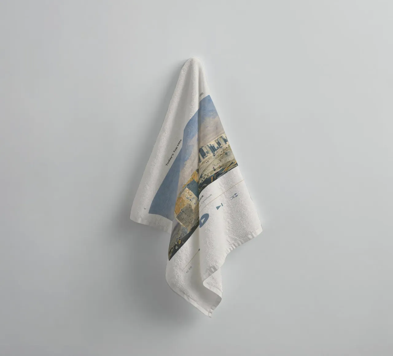 Griechische Vibes Handtuch von Vintagrafica
