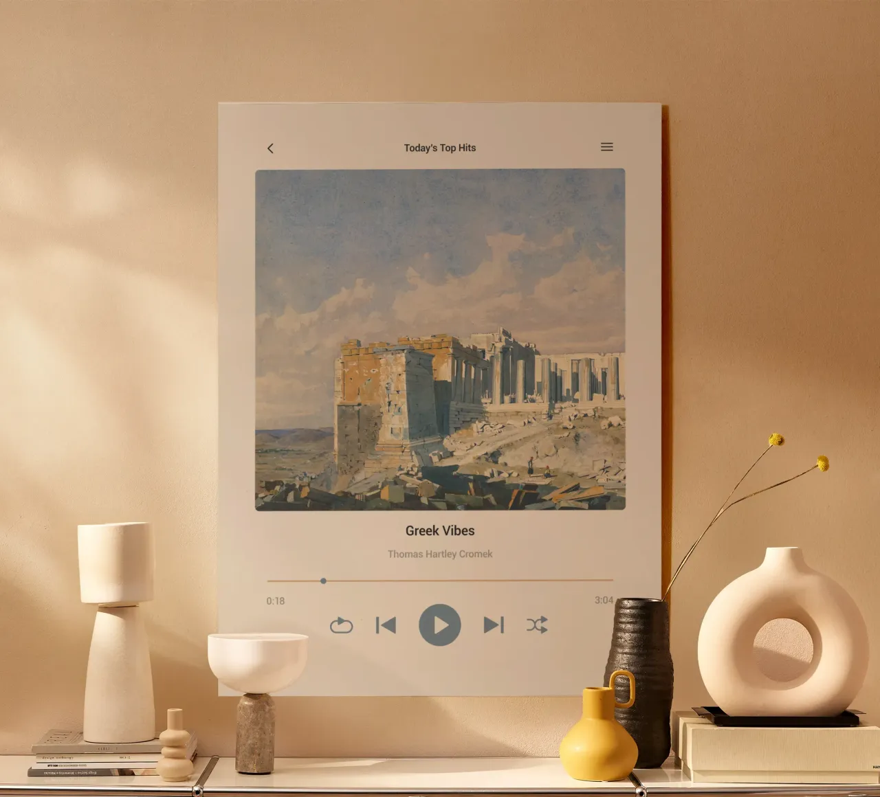 Vibrazioni greche plexiglass da Vintagrafica