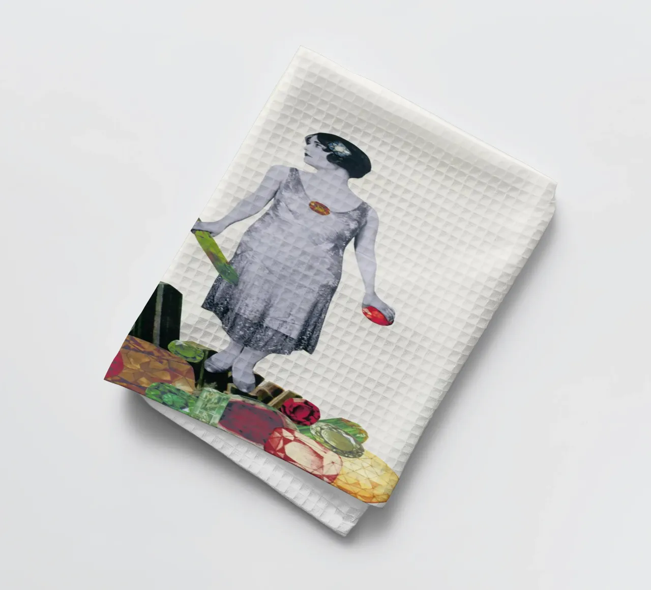 Ladro di gioielli canovaccio da cucina da Cassia Beck Collage