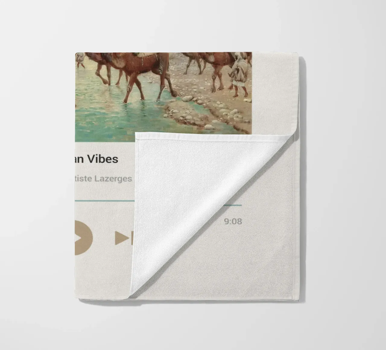 Vibrations marocaines serviette de plage de Vintagrafica