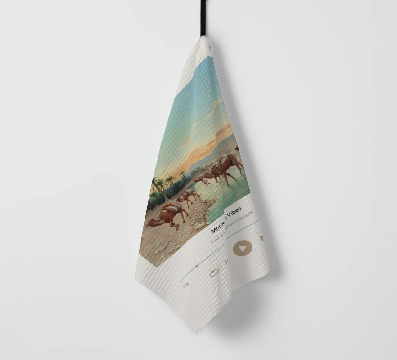 Moroccan Vibes tea towel by Vintagrafica