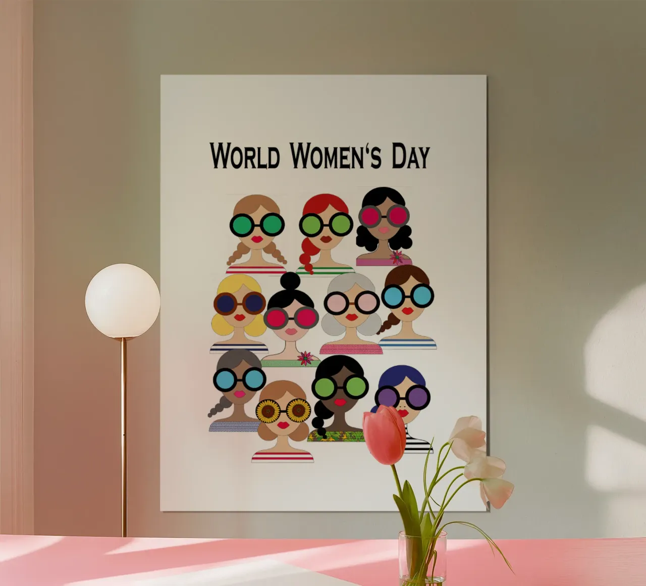 giornata mondiale della donna poster da SunflowerDE
