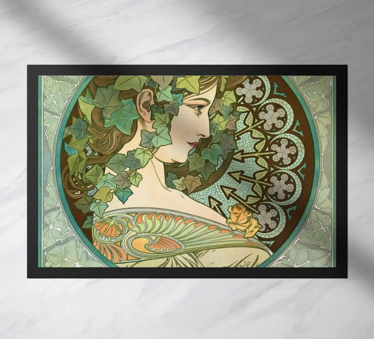 Alphonse Mucha - Edera zerbino da Timeless Artworks