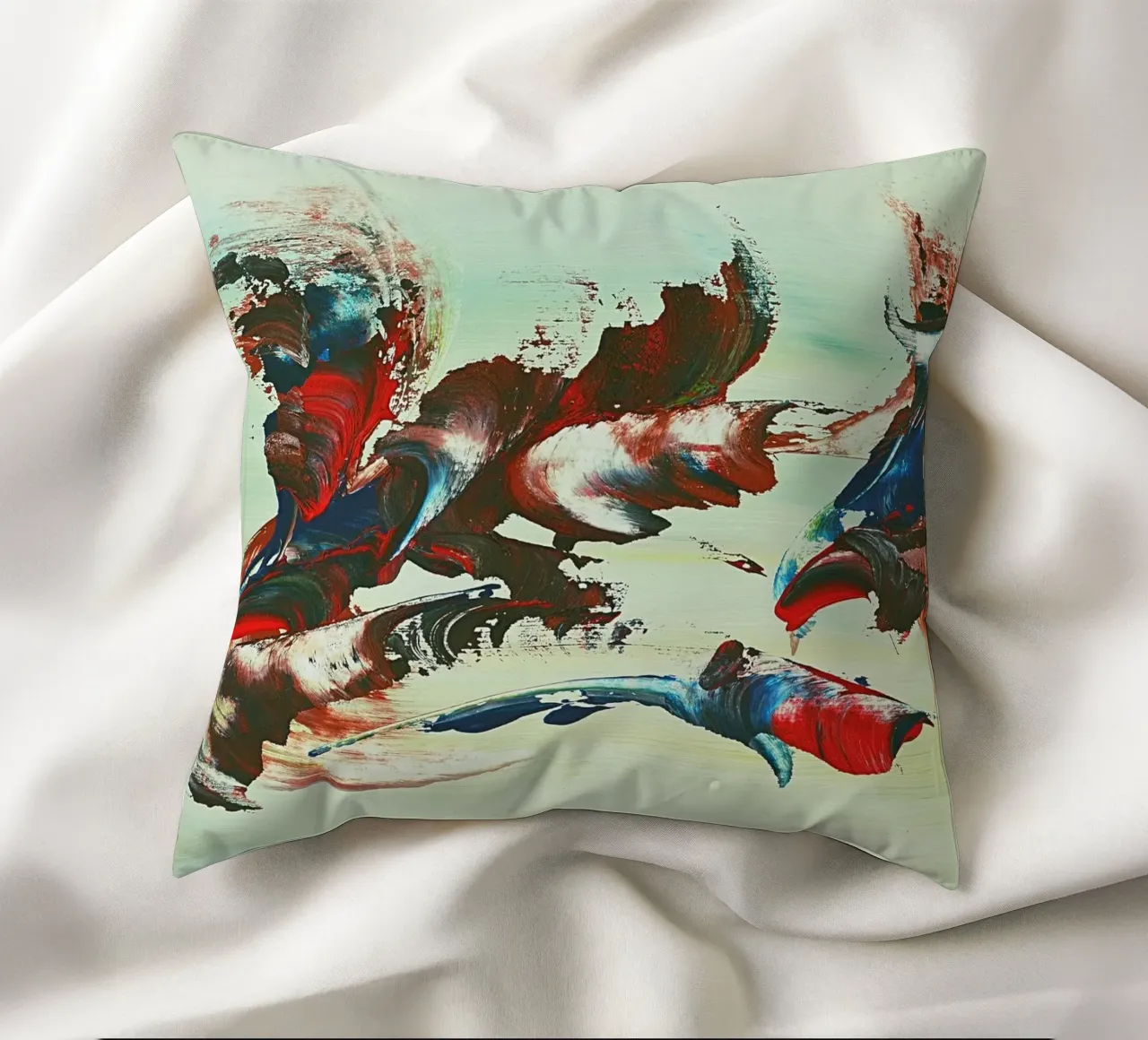 IDEAL GIFT 132 cuscino da Thierry Vobmann Abstract painting