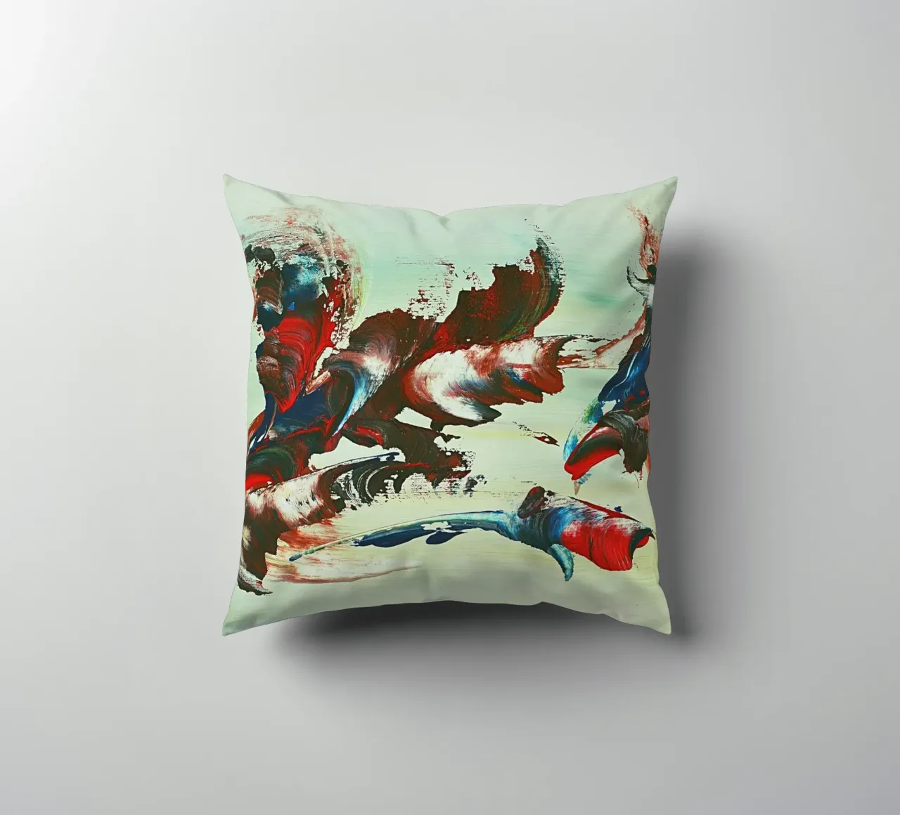 IDEAL GIFT 132 cuscino da Thierry Vobmann Abstract painting