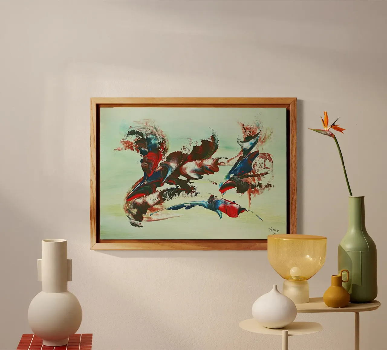 IDEAL GIFT 132 pannello forex da Thierry Vobmann Abstract painting
