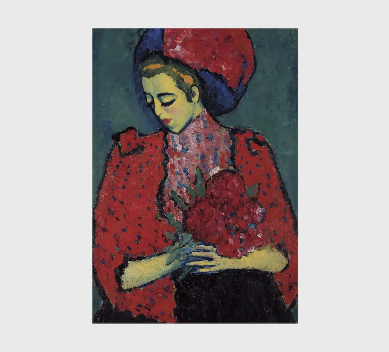 Alexej von Jawlensky - Giovane ragazza con peonie diario da Timeless Artworks