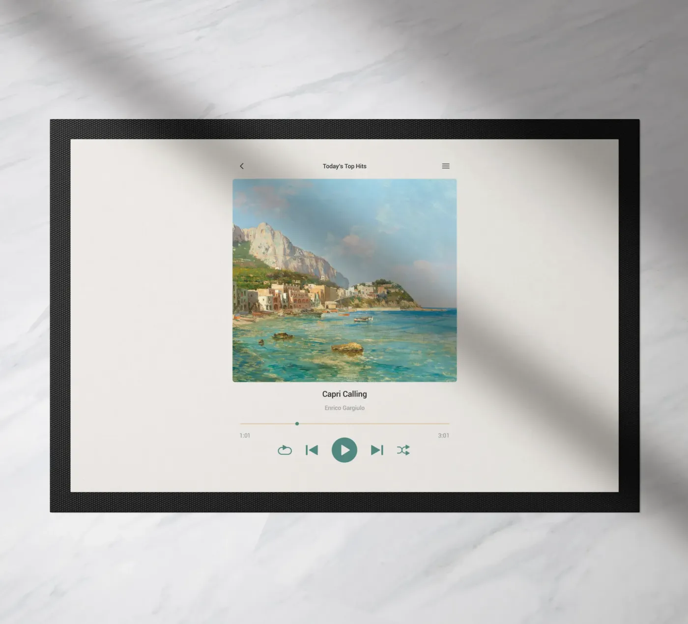 Capri Calling paillasson de Vintagrafica