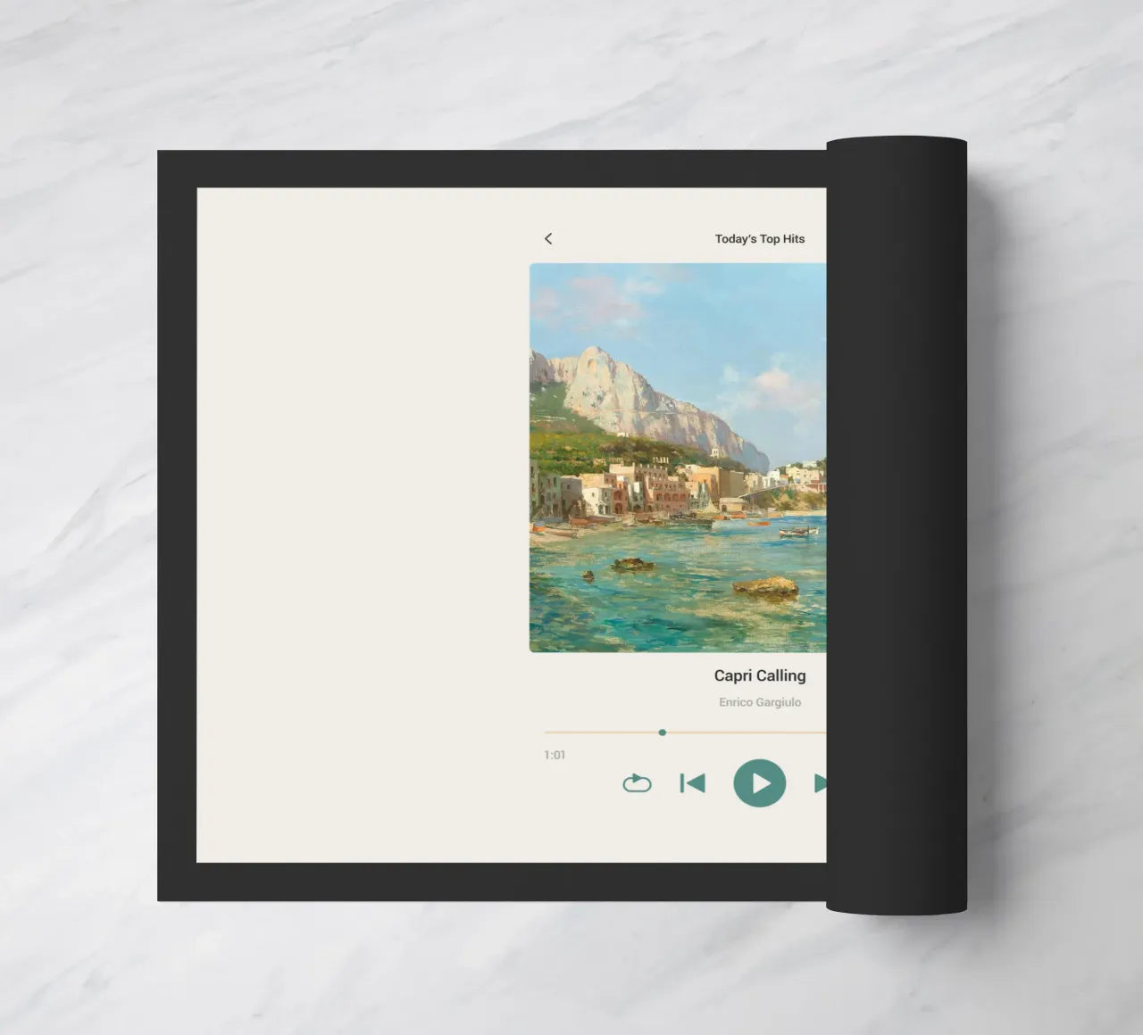 Capri Calling doormat by Vintagrafica